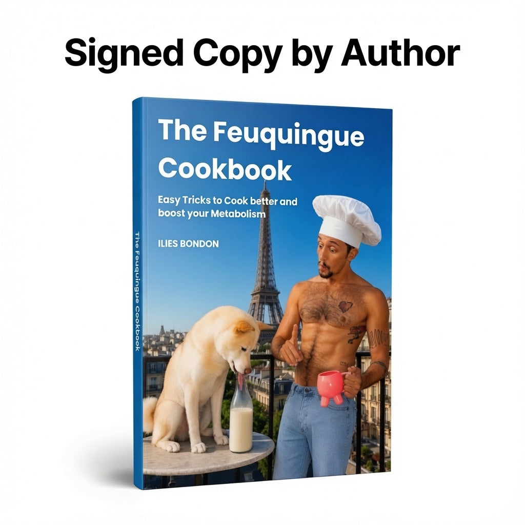 Signed hardcover copy of The Feuquingue Cookbook